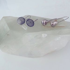 (2/$50) Sterling Silver Earrings Lot (2pairs)